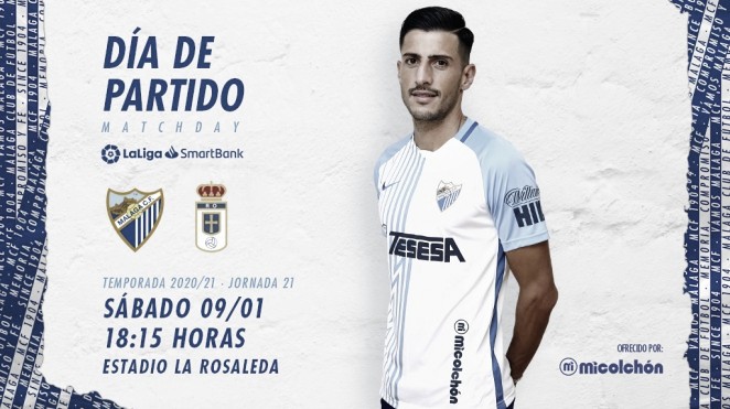 Previa Málaga CF - Real Oviedo: objetivo volver a ganar