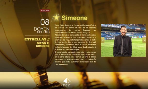 Simeone "ficha" por Doyen Sports