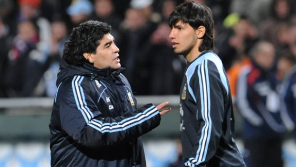 Drunken Diego Maradona filmed hurling Agüero abuse