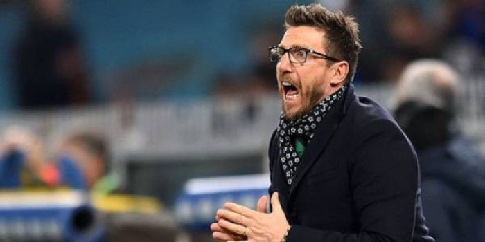 Sassuolo, Di Francesco riparte da Marassi: "Recuperiamo qualcuno e torniamo al 4-3-3. Settimana importante"