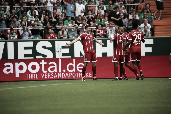 Bundesliga: un cinico Bayern Monaco batte il Brema grazie a due goal di Lewandowski