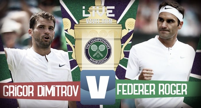 Risultato Grigor Dimitrov - Roger Federer in diretta, LIVE Wimbledon 2017 (0-3)