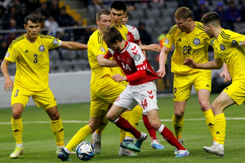 Goals and highlights: Denmark 3-1 Kazakhstan in EURO Qualifiers 2024