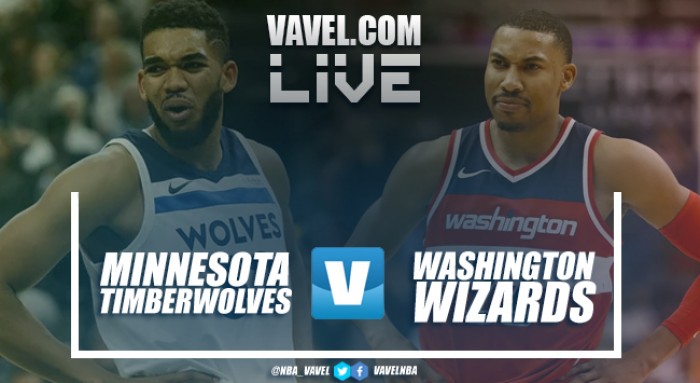 Resumen Minnesota Timberwolves vs Washington Wizards EN VIVO y en directo online en NBA 2017/18 (89-92)