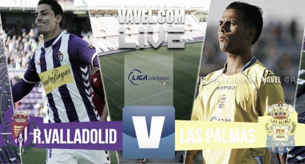 Resultado Valladolid - Las Palmas en ida del playoff de ascenso a Primera División 2015 (1-1)