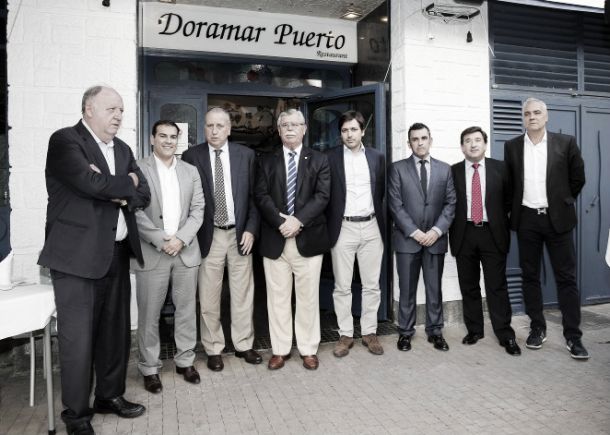 Las directivas del Málaga y del Villarreal comieron juntas antes del partido