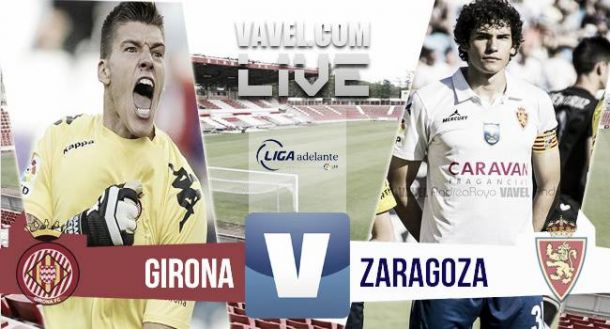 Resultado del Girona - Real Zaragoza de la vuelta en los playoffs de ascenso a Primera (1-4)