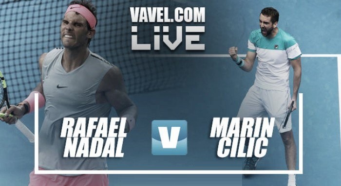 Rafael Nadal perde para Marin Cilic pelo Australian Open 2018 (2-3)