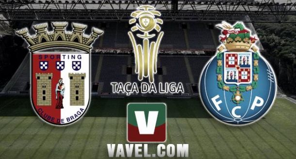 Resultado Sporting Braga - Porto en la Taça da Liga 2015 (1-1)