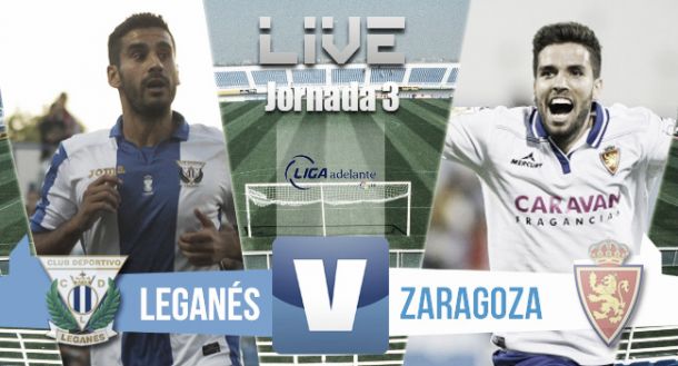 Resultado CD Leganés - Real Zaragoza (1-1)