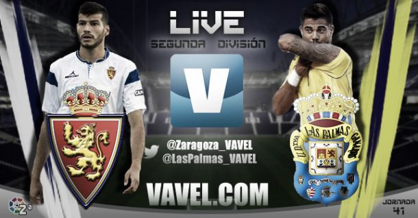 Resultado Real Zaragoza - Las Palmas en Liga Adelante (0-2)