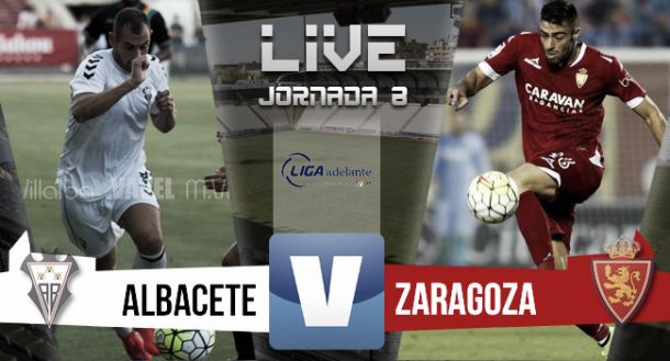 Resultado Albacete Balompié - Real Zaragoza (1-3)