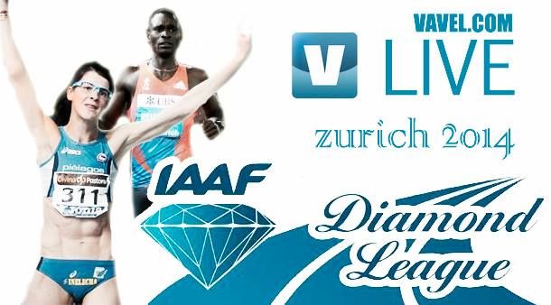 Resultado Diamond League Zurich 2014
