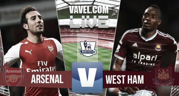 Resultado Arsenal - West Ham United en la Premier League 2015 (3-0)