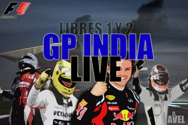 Resultado Entrenamientos Libres 1 del GP de India de Fórmula 1 2013
