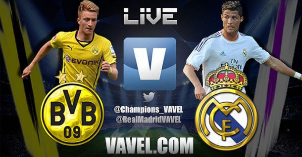 Resultado Borussia Dortmund - Real Madrid en la Champions League 2014 (2-0)