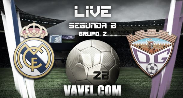 Resultado Real Madrid Castilla - Guadalajara en Segunda División B 2015 (1-1)