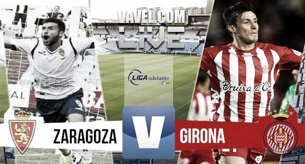 Resultado Zaragoza - Girona en la ida playoffs ascenso a Primera 2015 (0-3)