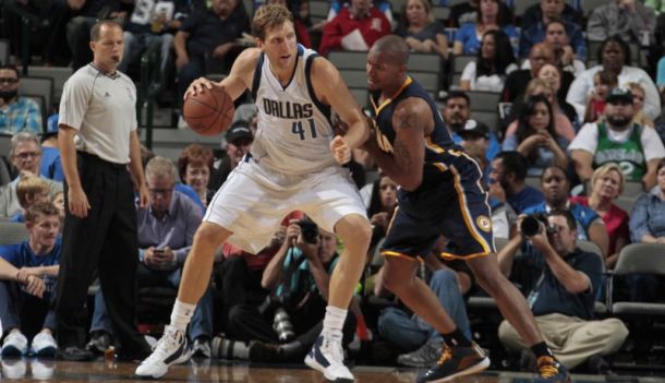 Dirk Nowitzki's Pre-Season Debut Helps Lift The Dallas Mavericks Over The Indiana Pacers