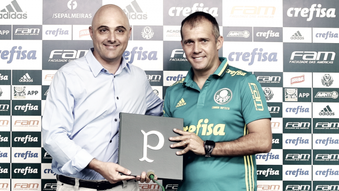 Eduardo Baptista é apresentado no Palmeiras: "É o grande desafio da minha vida"