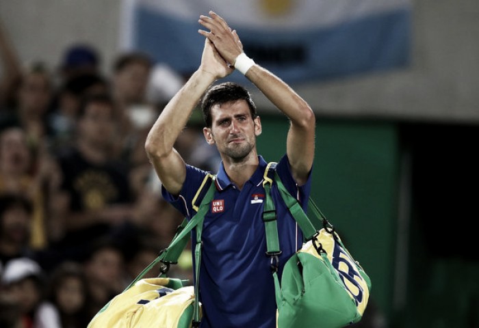 Novak Djokovic: "Es una decepción para mí, pero me alegro por Del Potro"