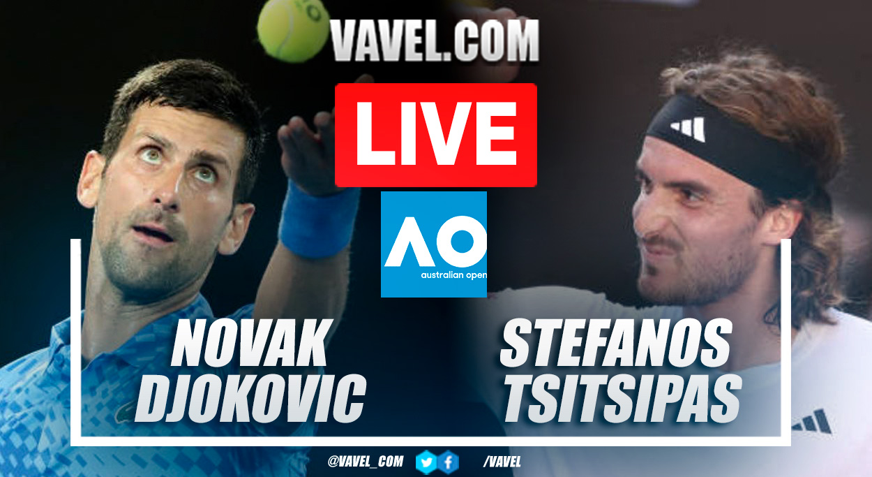 Summary and highlights of Novak Djokovic 3-0 Stefanos Tsitsipas at Australian Open 01/29/2023