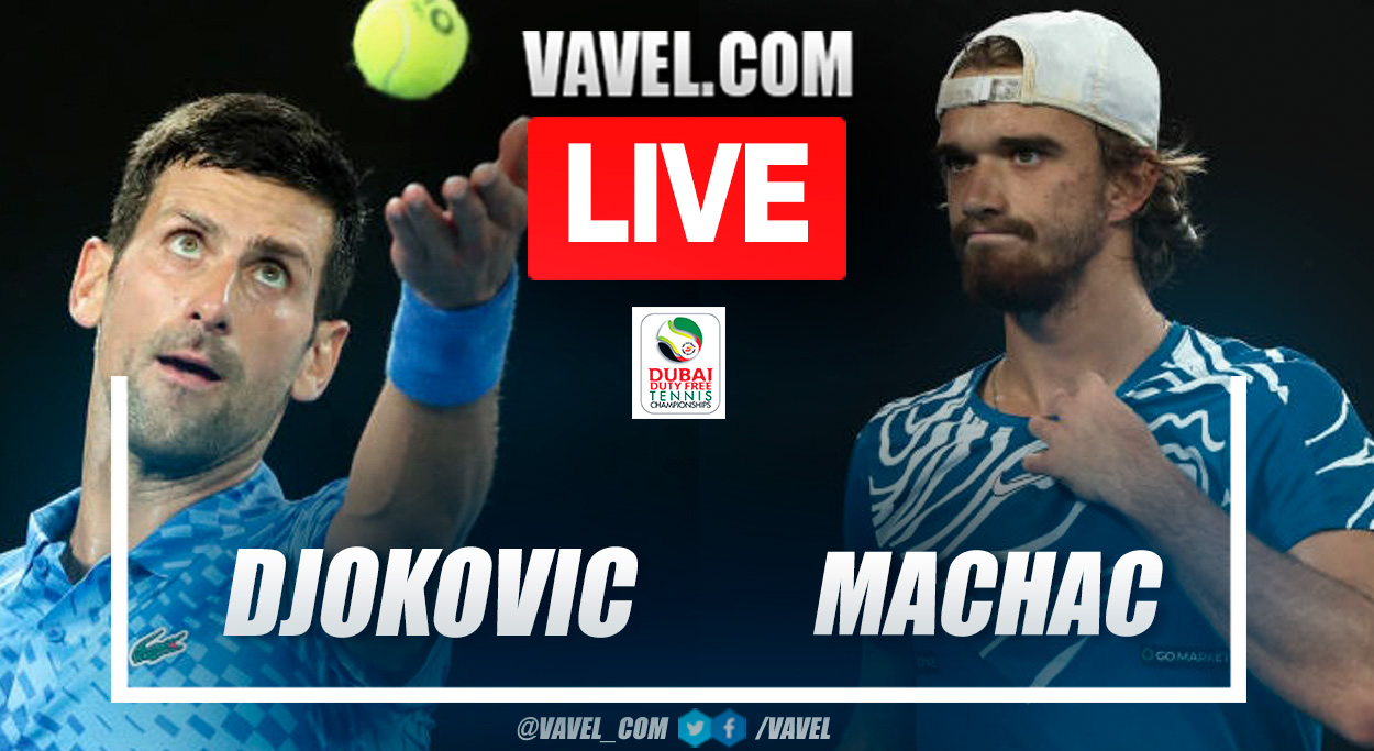 Summary and points of Novak Djokovic 2-1 Tomas Machac at ATP Dubai