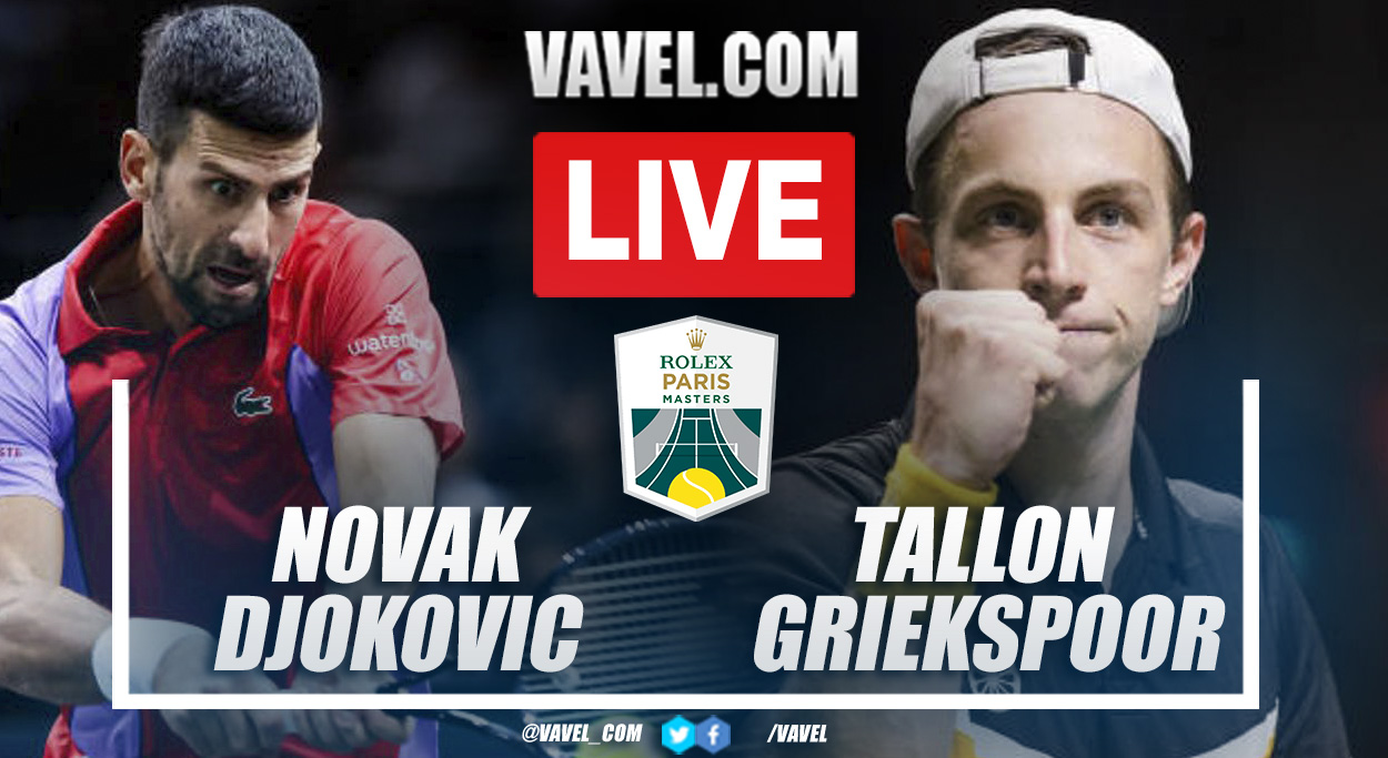 Novak Djokovic steps up a gear to breeze past Tallon Griekspoor in