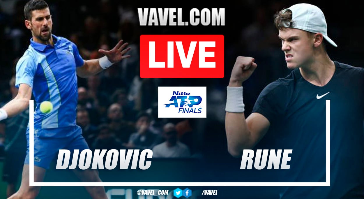Highlights and points of Djokovic 2-1 Rune in ATP Finals 11/12/2023