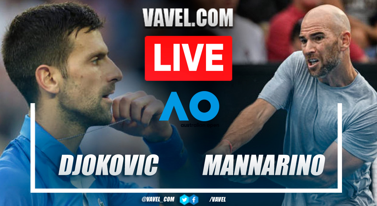 Highlights and best points of Djokovic 3-0 Mannarino at Australian Open