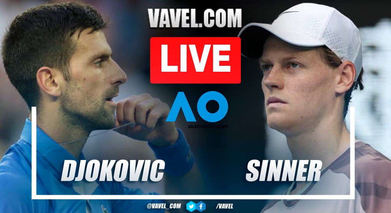 Highlights and points of Djokovic 1-3 Sinner at Australian Open 2024