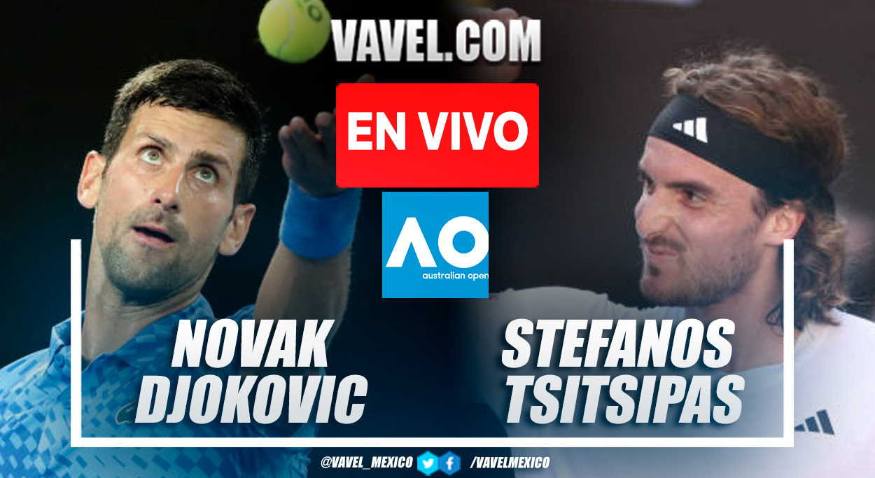 Resumen y mejores momentos del Novak Djokovic 3-0 Stefanos Tsitsipas en Open Australia