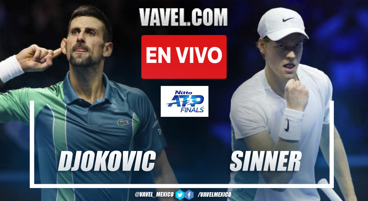 Resumen y puntos del Djokovic 2-0 Sinner en Final de ATP Finals