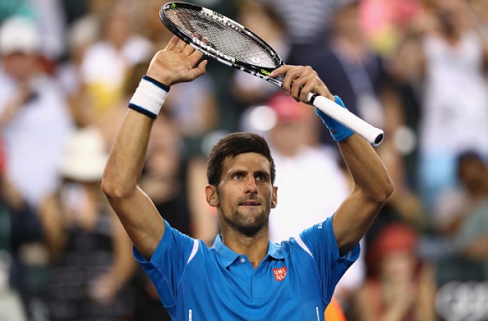 ATP Indian Wells Novak Djokovic Rides Return Into Quarterfinals