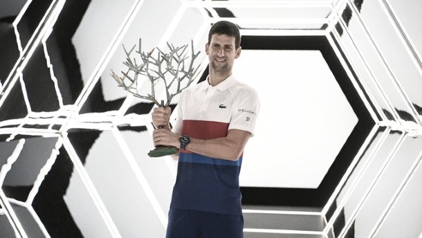 Novak Djokovic campeón en Paris-Bercy