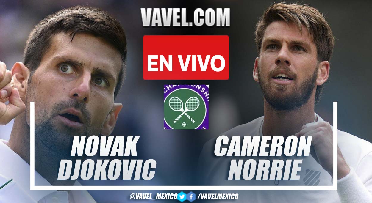 Resumen y mejores momentos del Djokovic 3-1 Cameron Norrie en Semifinales Wimbledon 2022