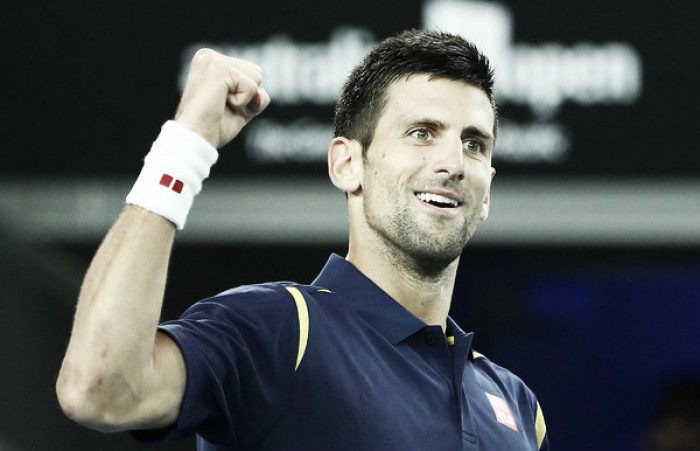 Sigue el ritmo ascendente de Novak Djokovic