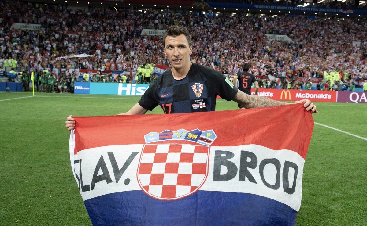 Mario Mandzukic dà l'addio alla Croazia