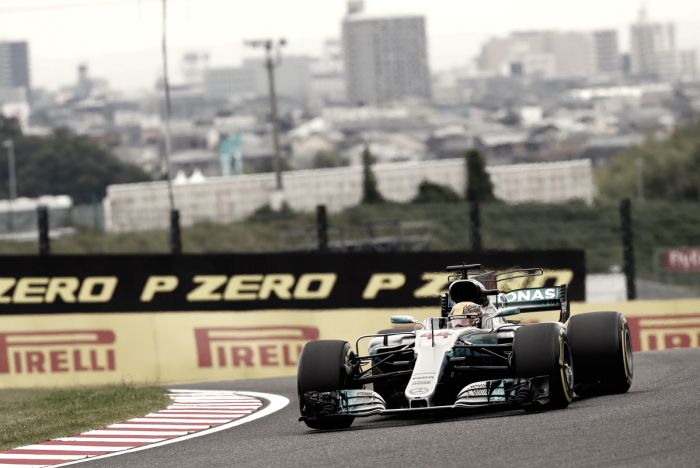 F1, Qualifiche - Hamilton spaziale, decima pole di stagione a Suzuka!