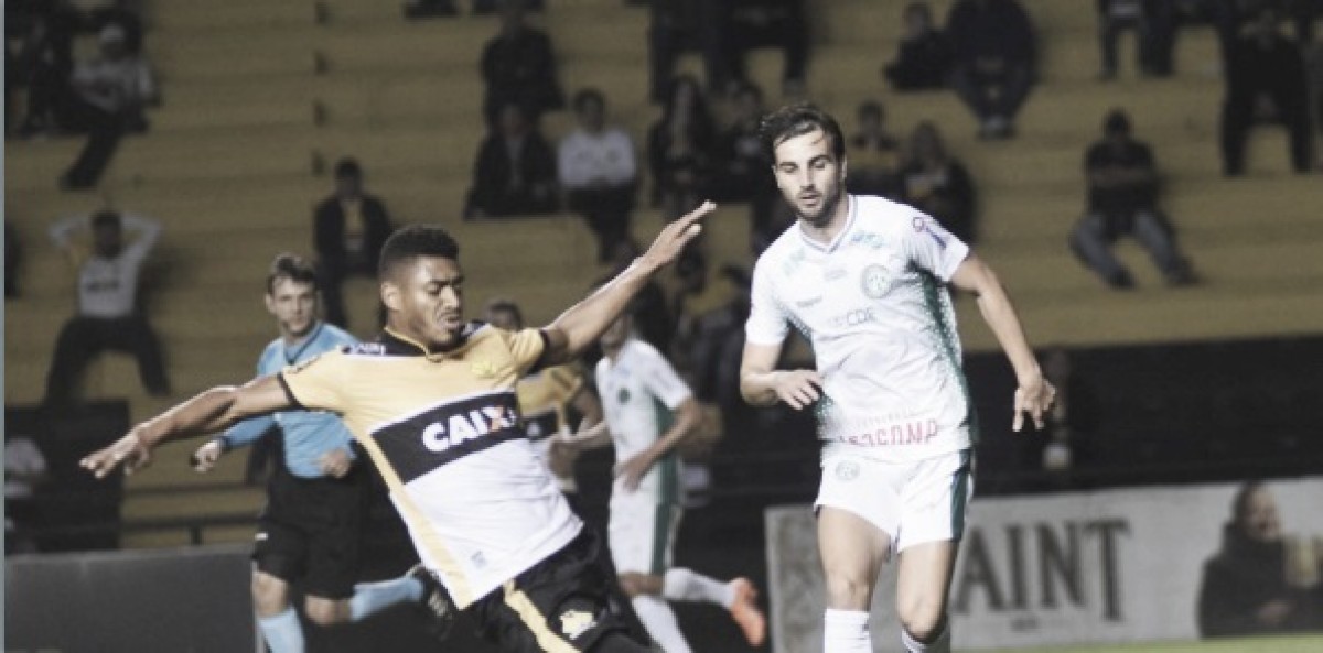 Mazola Júnior admite falta de competência do Criciúma em empate contra Guarani