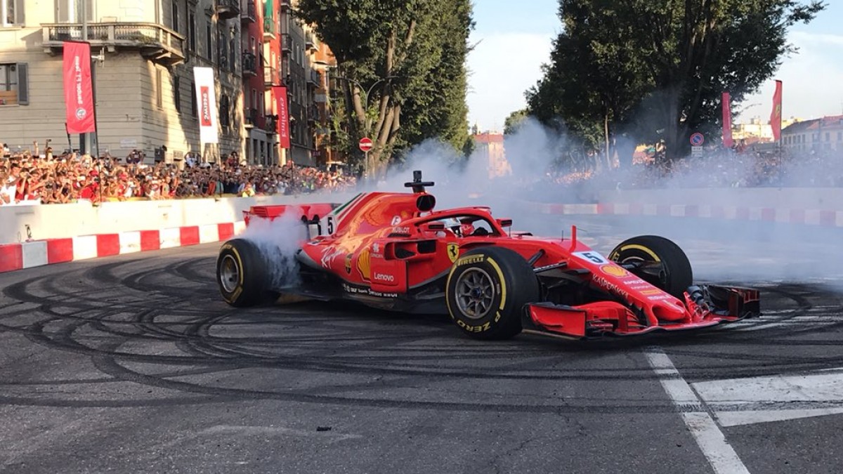 Formula 1 - La Ferrari incanta Milano: le parole di Vettel e Raikkonen