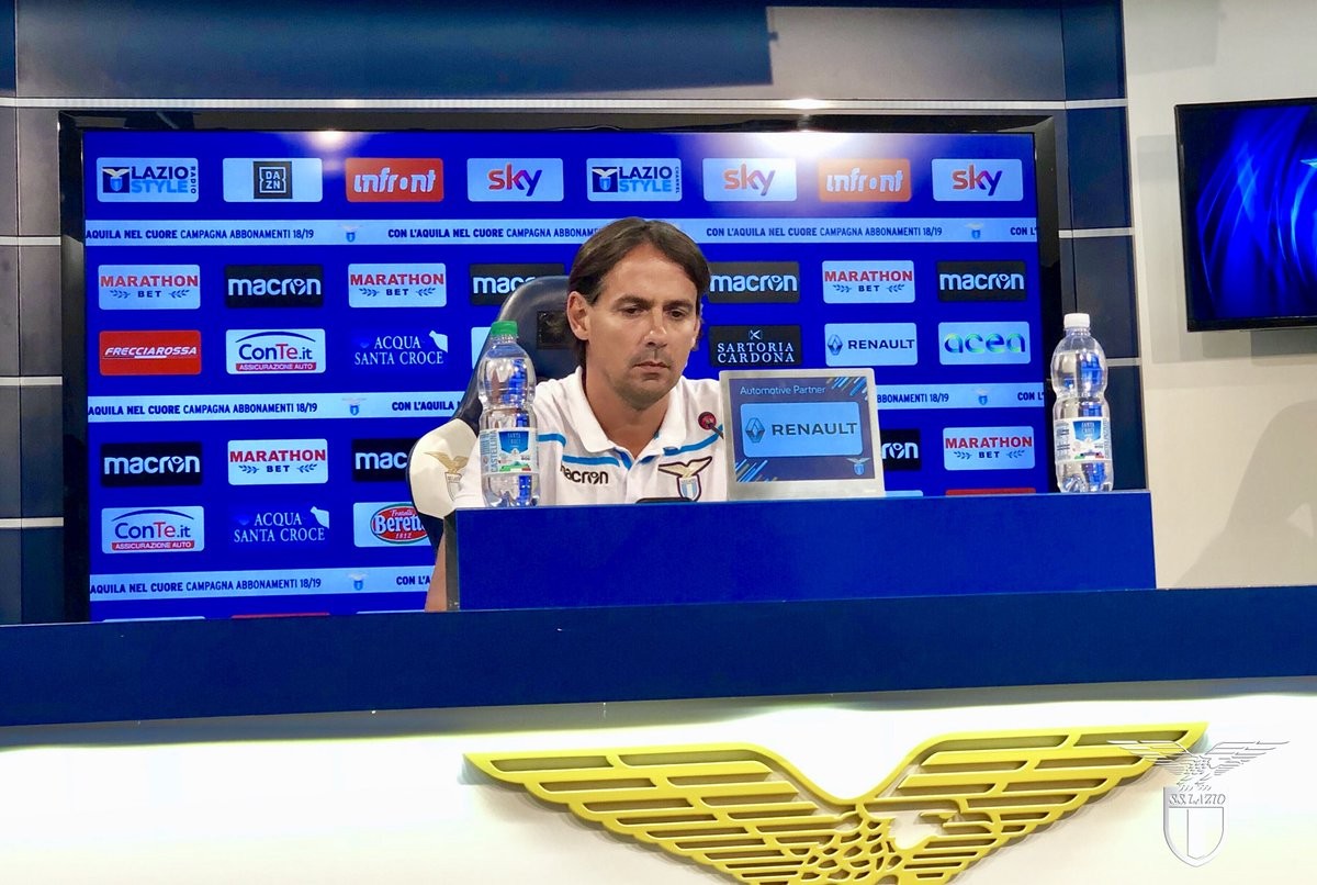 Lazio, Inzaghi in conferenza: "Domani ci attende una partita bellissima da giocare"