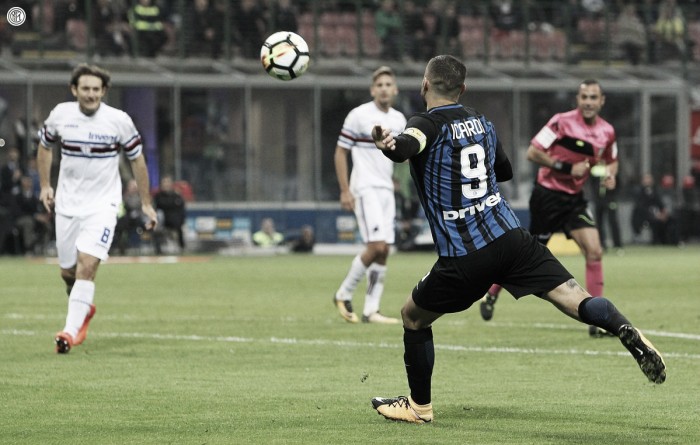 Serie A: un'Inter da scudetto batte la Samp e si prende il primato almeno per una notte (3-2)