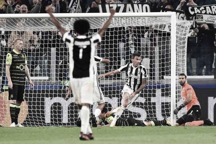 Com gol de 'herói' Mandzukic, Juventus bate Sporting-POR de virada e espanta má fase