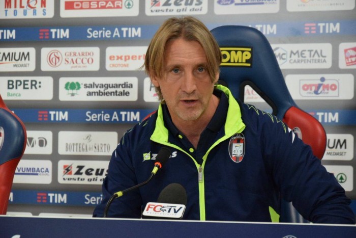 Crotone, Nicola in conferenza stampa: "Quando siamo ordinati siamo competitivi"