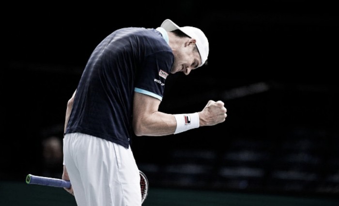 ATP Parigi - Isner ancora al terzo, finisce il sogno di Del Potro