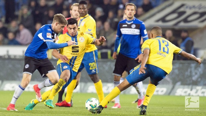Arminia Bielefeld 2-2 Eintracht Braunschweig: Leandro Putaro condemns Lions to yet another draw