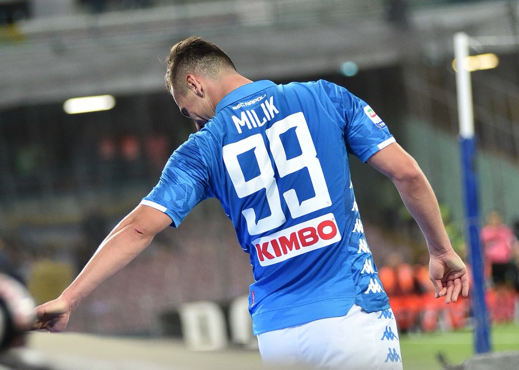 Napoli - Parma, gli azzurri calano il tris: doppietta di Milik