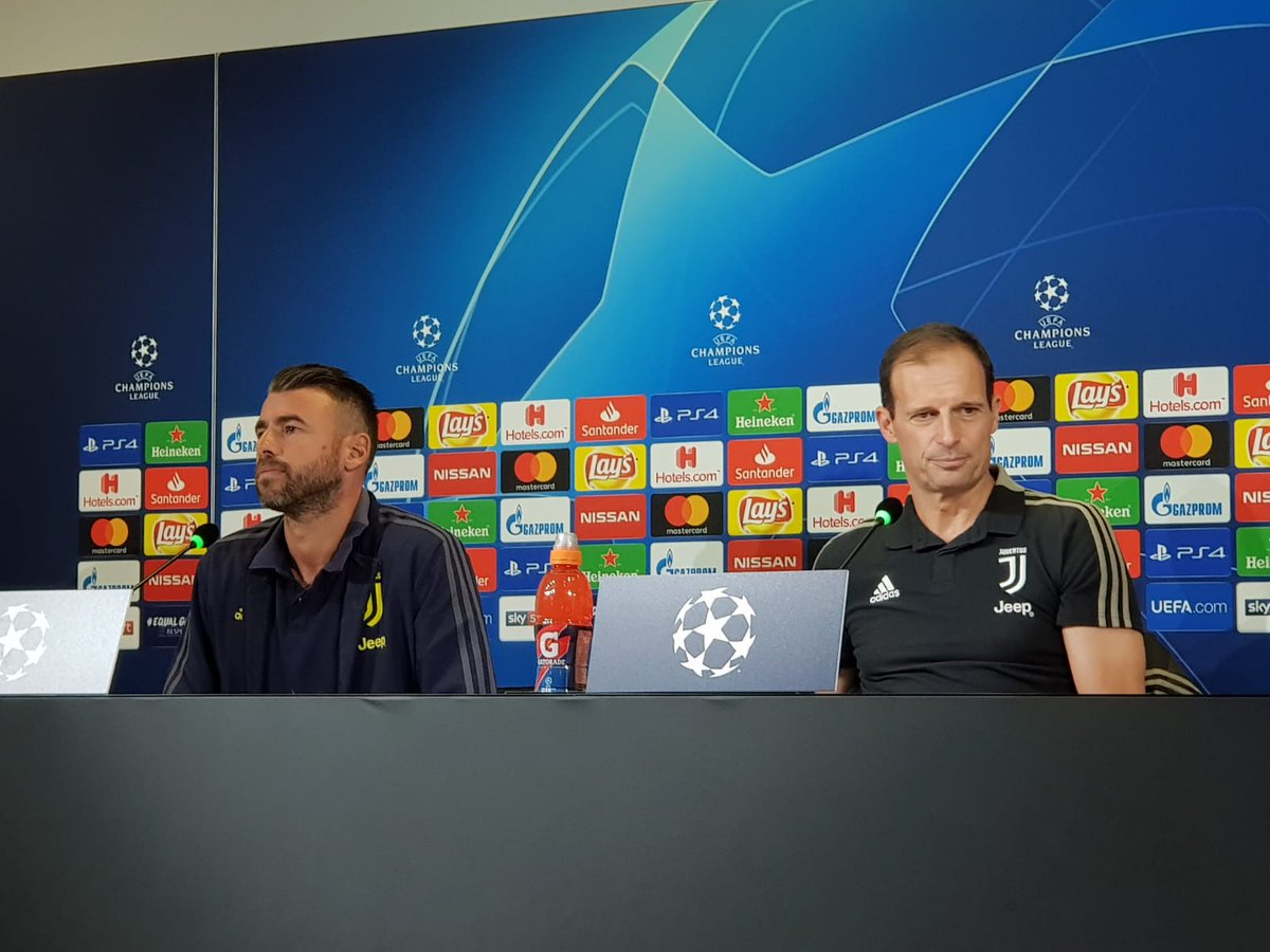 Champions League, Allegri e Barzagli presentano la sfida contro lo Young Boys 