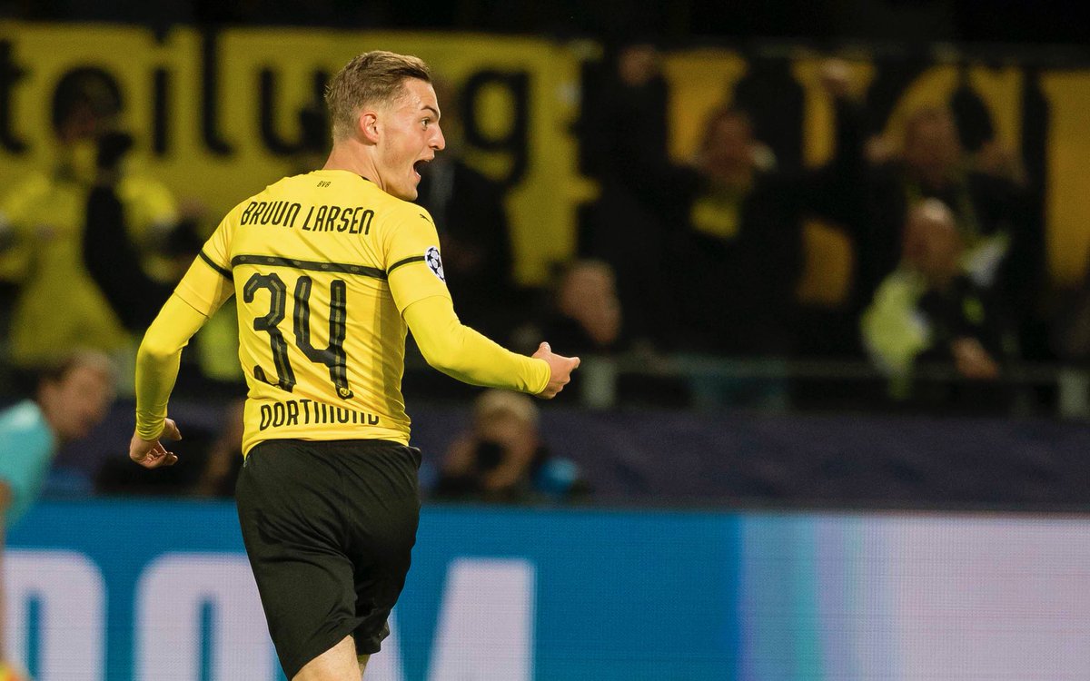 Borussia Dortmund 3-0 AS Monaco: Jacob Brunn Larsen kick-starts Schwarzgelben success